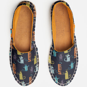 Cute Monsters Pattern Espadrilles