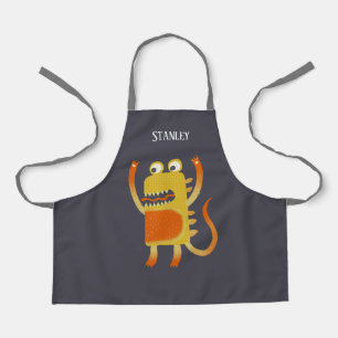 Cute Monsters Personalized Apron