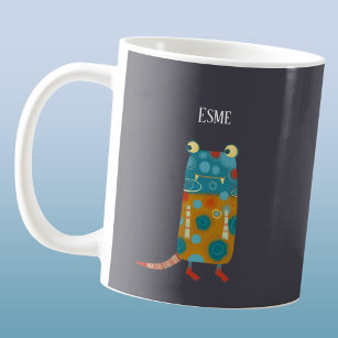 Cute Monsters Personalized Coffee Mug