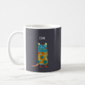 Cute Monsters Personalized Coffee Mug (Left)
