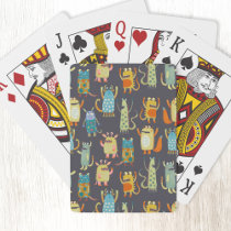 Cute Monsters Poker Cards