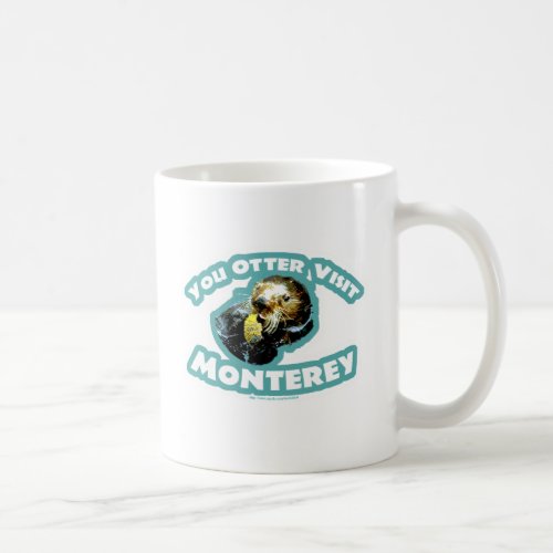 Cute Monterey Otter Visit Travel Fun Coffee Mug