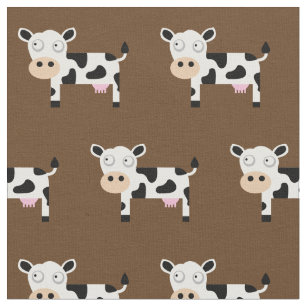 Fun Scottish Highland Cow Fabric