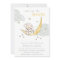 Cute Moon Stars Elephant Bunny Baby Shower Invite