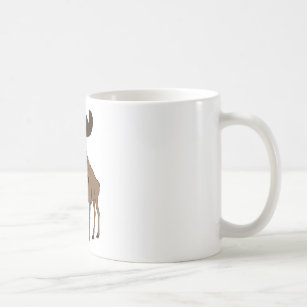 Cute moose coffee mug