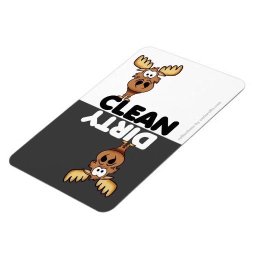 Cute Moose Dishwasher Zazzle