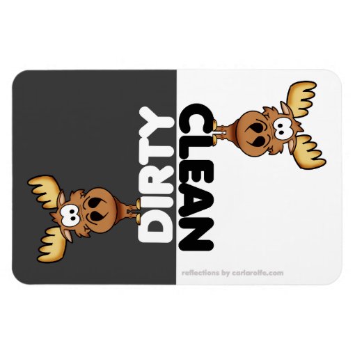 Cute Moose Dishwasher Zazzle