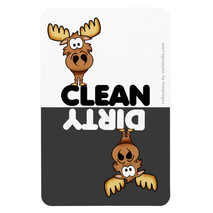 Cute Moose Dishwasher Zazzle