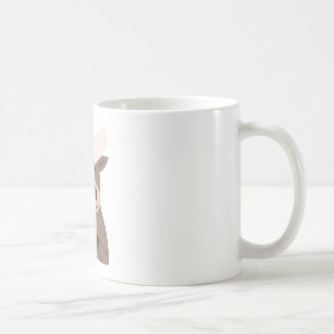 Cute Moose Drinking Coffee Coffee Mug