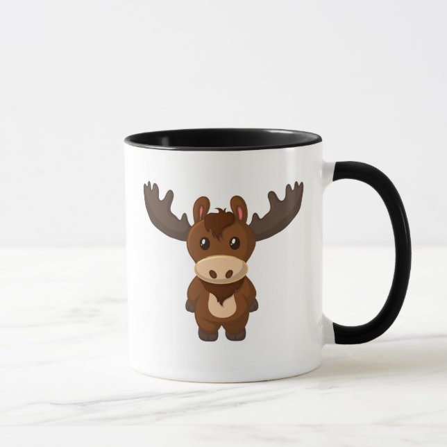 Cute Moose Mug (Right)