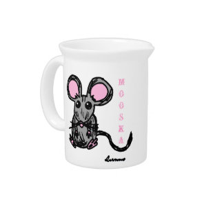 Cute Mooska Mouse Pitcher