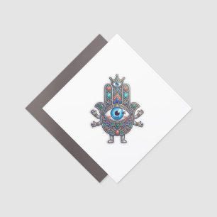 Cute Moroccan Amazigh Hamsa Evil Eye Kawaii Sticke Car Magnet