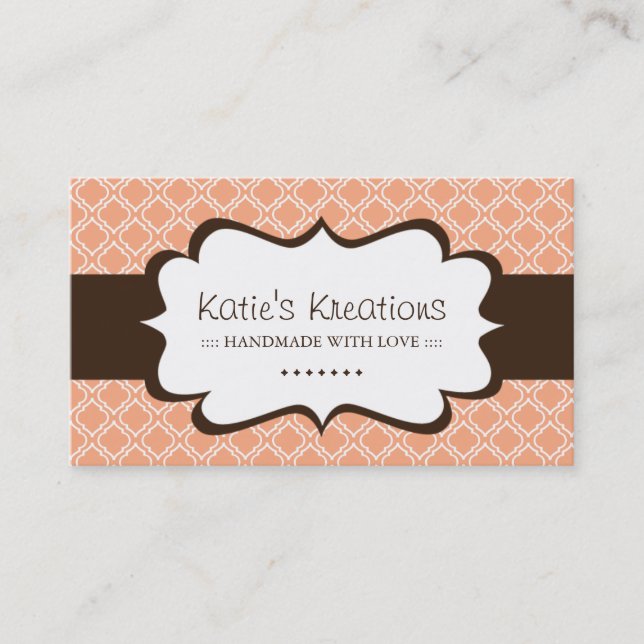 Cute Moroccan Business Cards (Front)