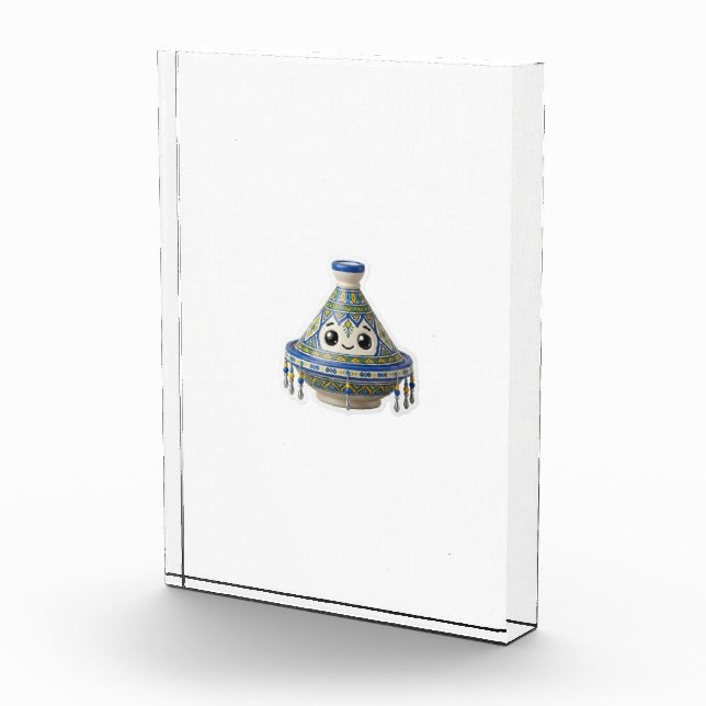 Cute Moroccan Kawaii Tajine Sticker Photo Block (Right)