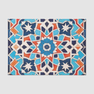 Cute Moroccan tile pattern decoupage Tissue Paper
