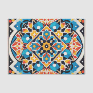 cute Moroccan tile pattern  Tissue Paper
