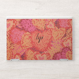 Cute mosaic hearts design HP laptop skin