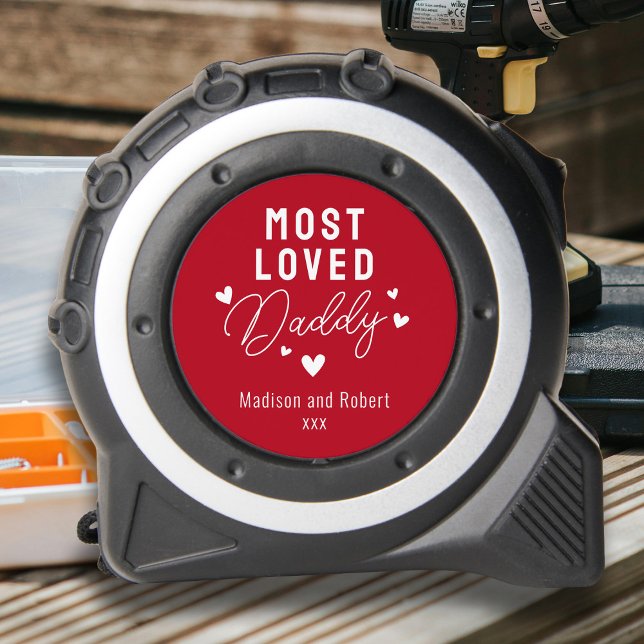 Cute Most Loved Daddy Tape Measure (Creator Uploaded)