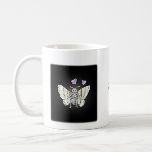 Cute Moth Gothic Whimsical Witchy gift Custom Name Coffee Mug