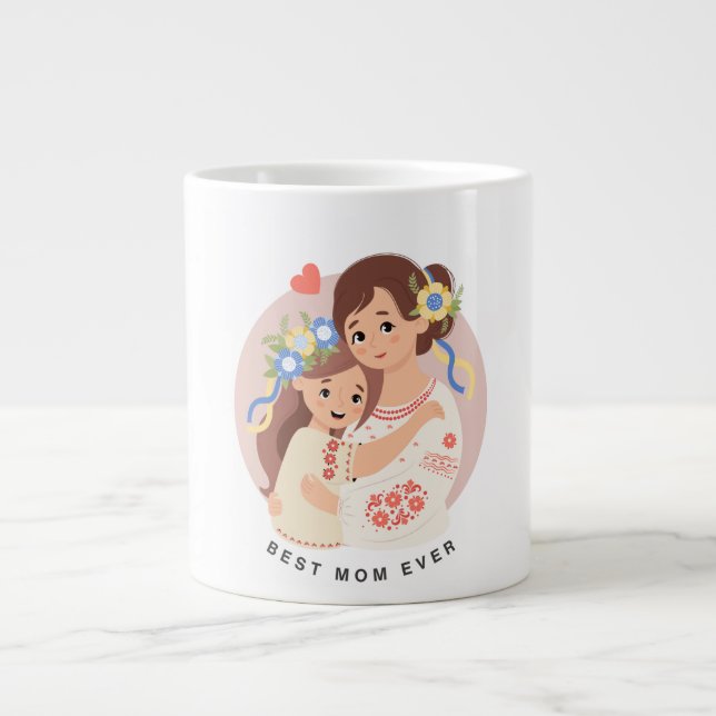 Cute mother and daughte - Mother's day mug (Front)