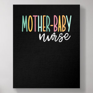 Cute Mother Baby Nurse Foam Core Photo Tile
