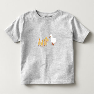 Cute Mother Duck & Baby Ducklings Toddler T-shirt