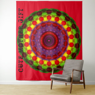 CUTE MOTHER GIFT_IMG_ROSE_GREEN_RMDESIGNFLO55_    TAPESTRY