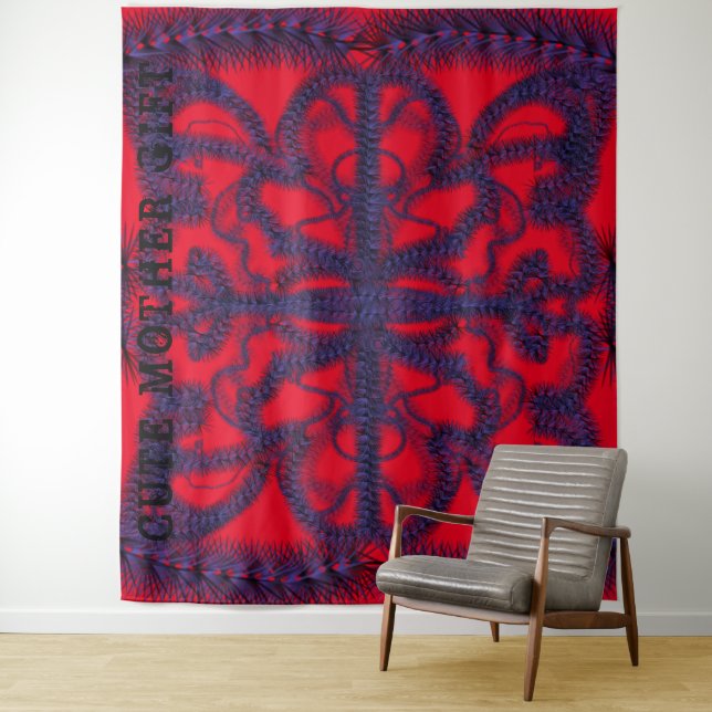 CUTE MOTHER GIFT_IMG_ROSE_RED_RMDESIGNFLO55_     TAPESTRY (In Situ)