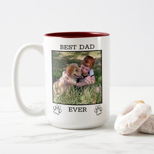 Cute Mother or Father Pet Parents Two_Tone Coffee Mug