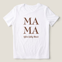 Cute mother to be baby shower women's t-shirt