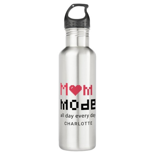 Cute Mothers Day Funny Gag Moms Personalized Stainless Steel Water Bottle