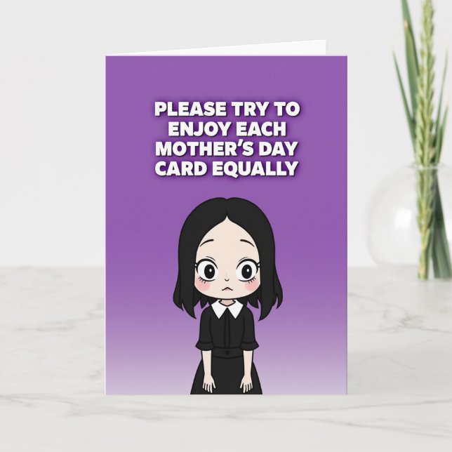 Cute Mothers Day Graphic Card (Front)