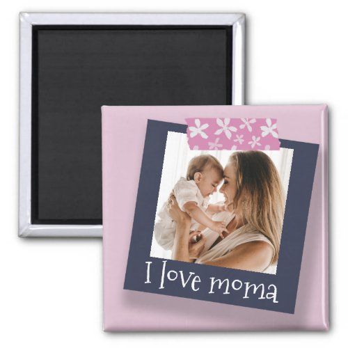Cute Mothers Day Photo Template  Magnet
