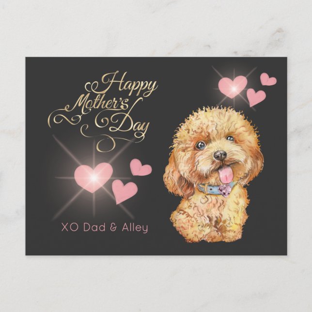 Cute Mother's Day Postcard (Front)
