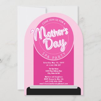 Cute Mothers Day Spa Party Pink Lipstick