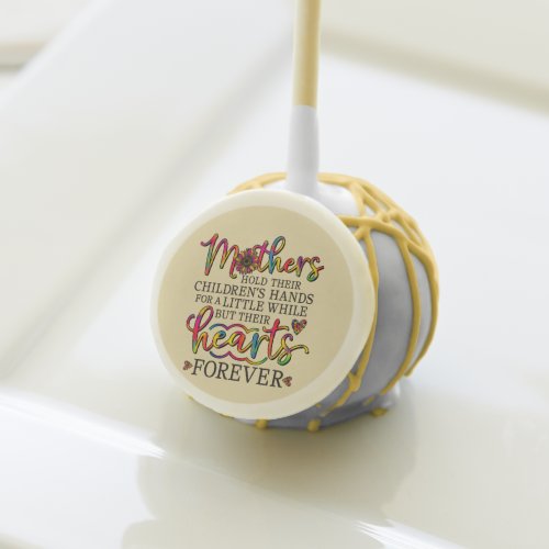 cute Mothers poem word art  Cake Pops