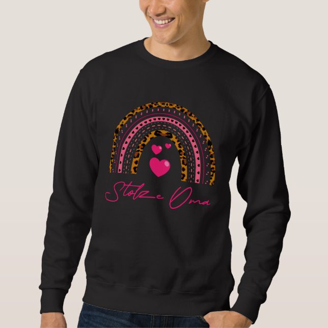 Cute Motheru2019s Day Celebration Wife Mom Grandma Sweatshirt (Front)