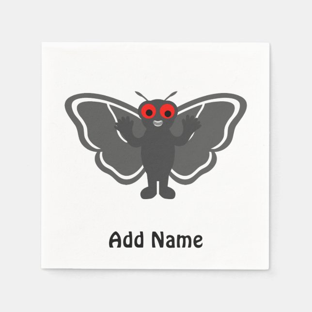 Cute Mothman Napkins (Front)
