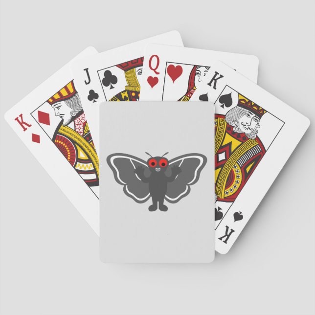 Cute Mothman Poker Cards (Back)