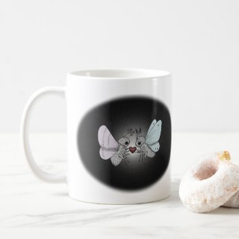 Cute Moths Whimsical Goth Anniversary Bug Lover   Coffee Mug by MiKaArt at Zazzle