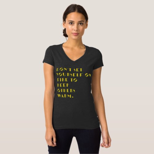 Cute Motivational Mental Health Self Care Positive T_Shirt