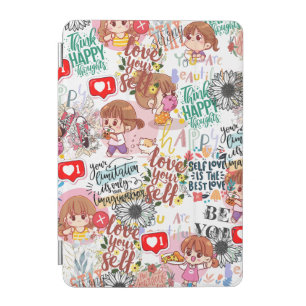 Cute Motivational – Positive Quote Kawaii iPad Mini Cover