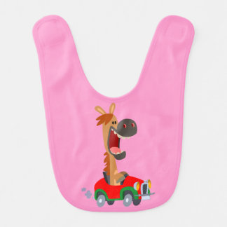 Cute Motorized Cartoon Horse Baby Bib