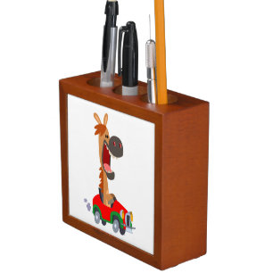 Cute Motorized Cartoon Horse Desk Organizer