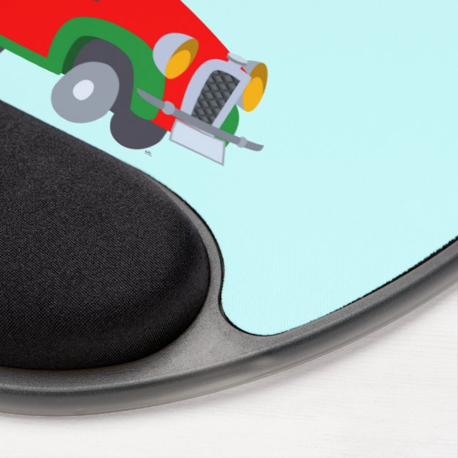 Cute Motorized Cartoon Horse Gel Mousepad (Right Side)