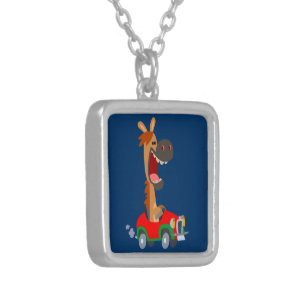 Cute Motorized Cartoon Horse Necklace