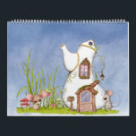 Cute Mouse 2023 Calendar<br><div class="desc">12 months of cute mice in whimsical settings. From mouse houses to winter snowscapes,  keep track of your month with this whimsical calendar for 2023.</div>