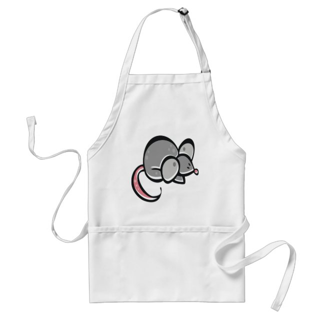 Cute Mouse Adult Apron (Front)