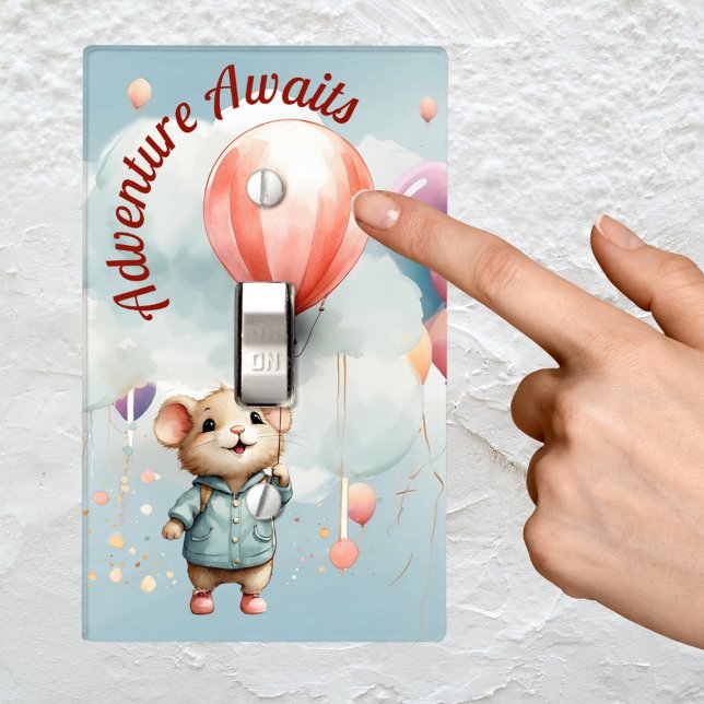 Cute Mouse Adventure Light Switch Cover (Creator Uploaded)