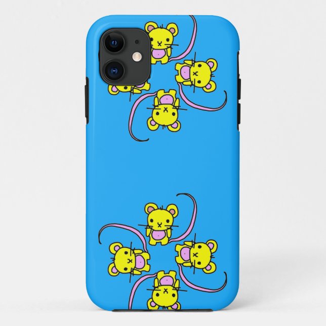 cute mouse case fun phone case i phone case (Back)
